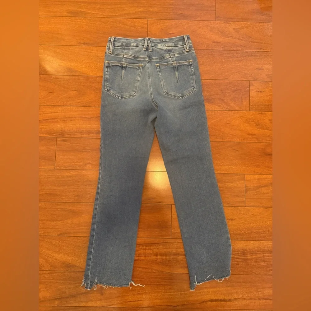 Good American  Good Legs Straight” (Raw Hem /Ankle Straight Leg